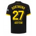 Borussia Dortmund Karim Adeyemi #27 Voetbalkleding Uitshirt 2023-24 Korte Mouwen